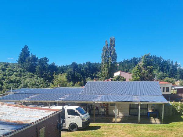 Residential metal roofing project